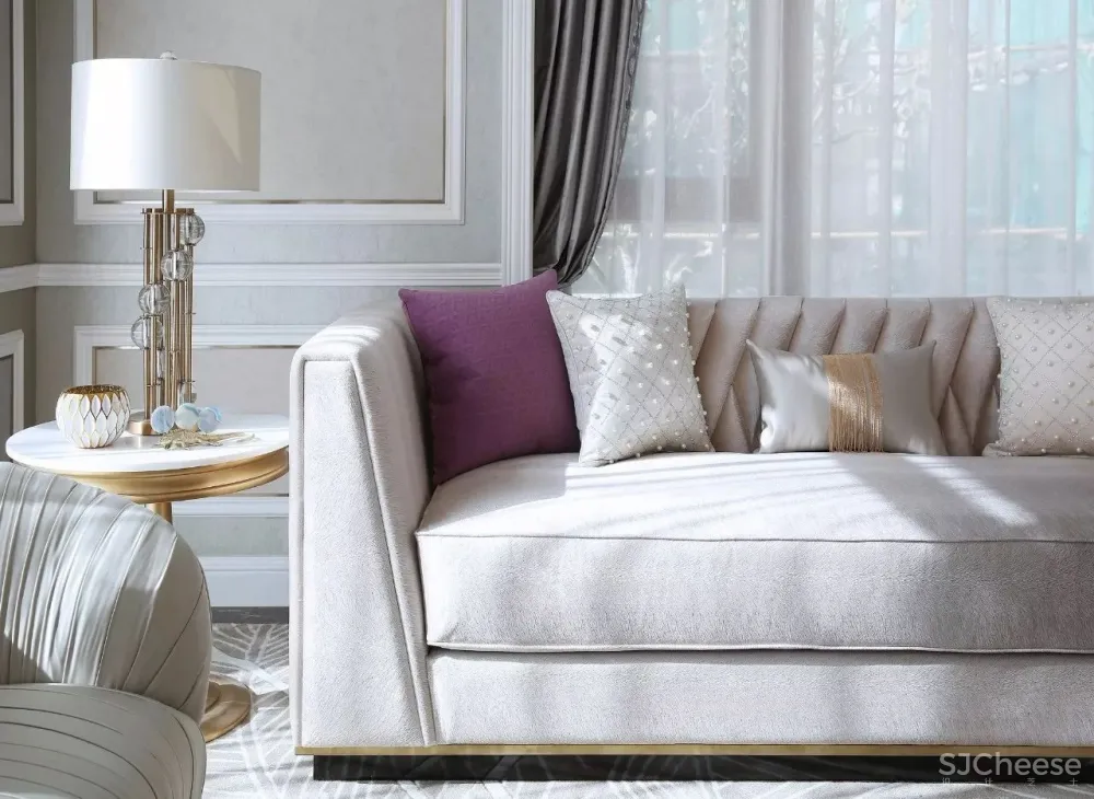 丁香紫浪漫色调的样板间设计丨每一寸空间都动人心扉