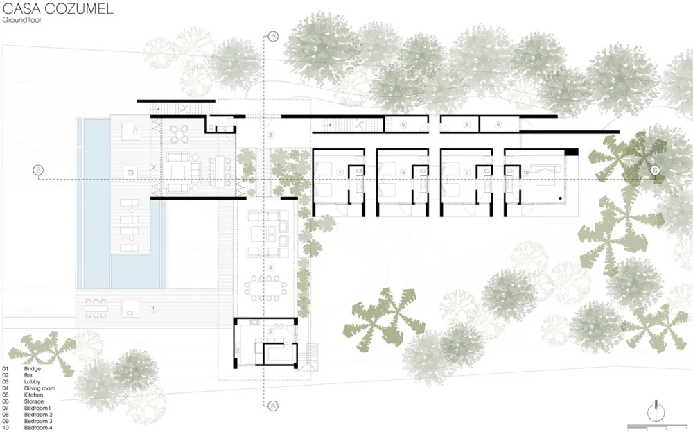 科苏梅尔岛住宅，墨西哥 / Sordo Madaleno Arquitectos