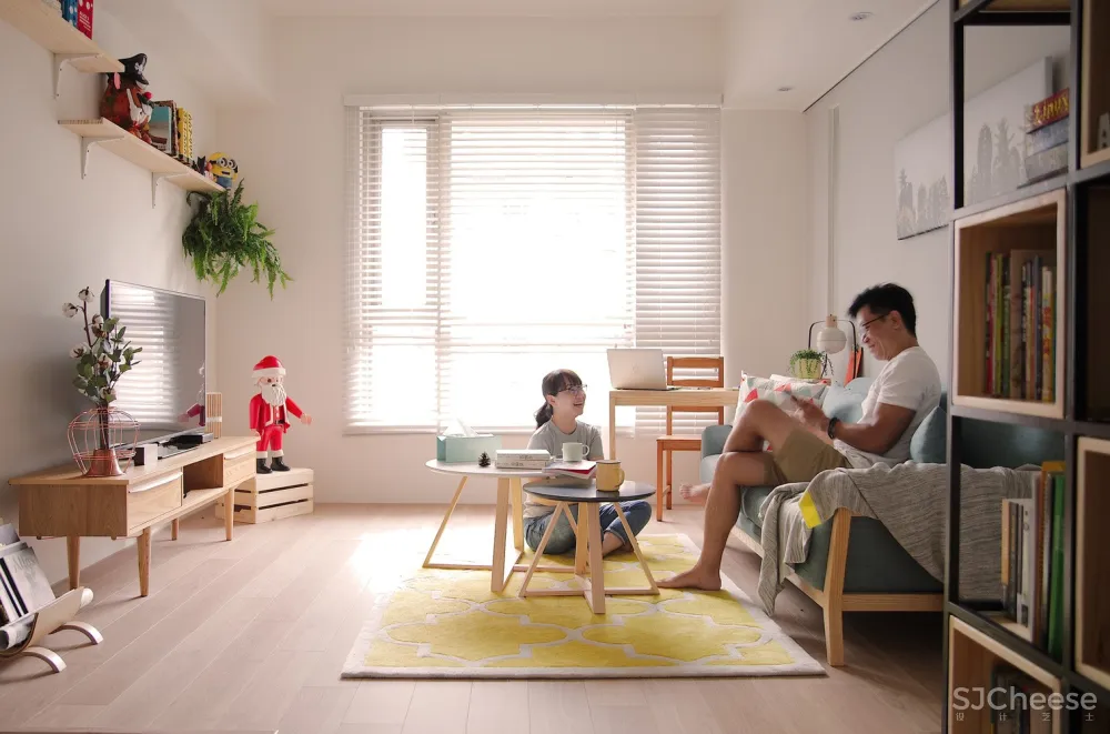 A Lentil Design | 大胆的色彩组合家装公寓