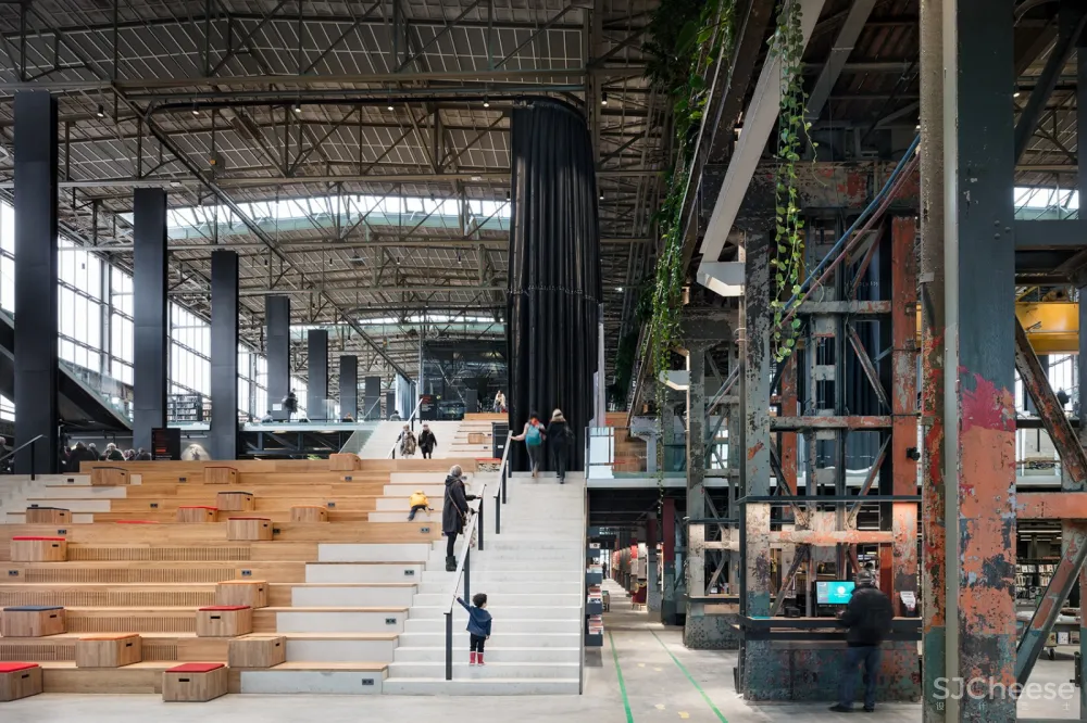 LocHal图书馆建筑设计，荷兰 / Civic Architects