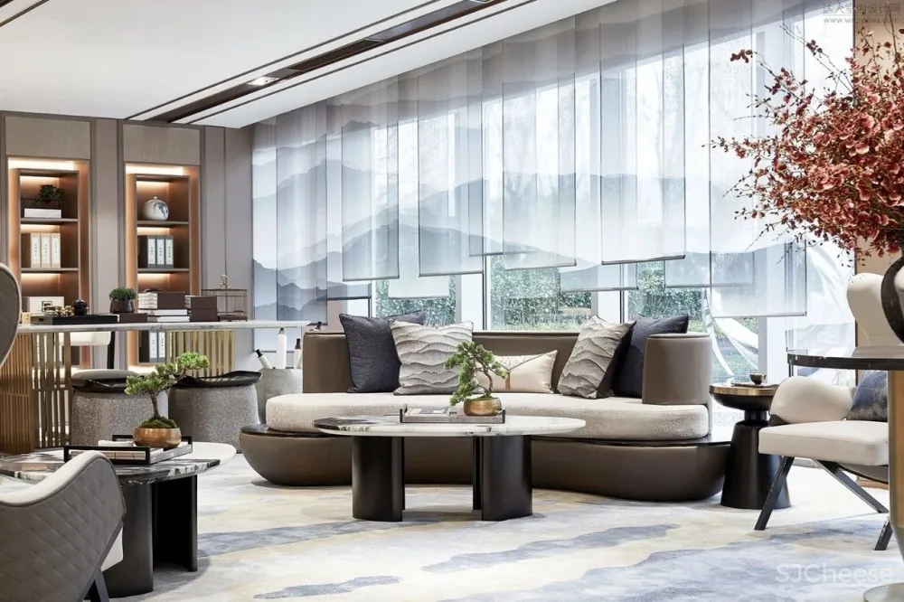 上海禾悉设计 | 招商弘阳杭州随塘售楼处