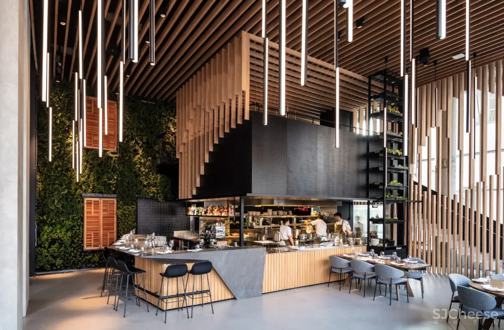 首发 | Kimmel Eshkolot Architects :木材划分的 Tel Aviv L28 餐厅 首