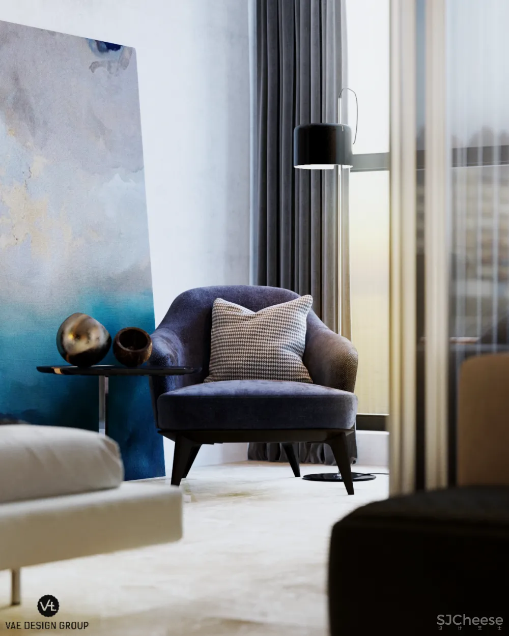 秘密立方体，57m²巴统简约公寓 | Eugene Varkovich