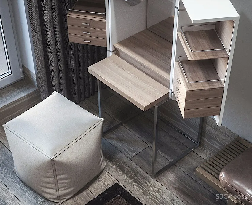 粗犷木纹感厨房！乌克兰82.5㎡木质系双人公寓 | CONCEPTVISION