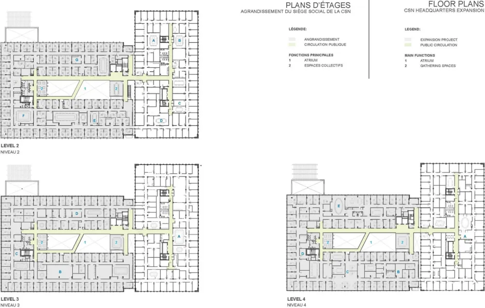 CSN总部办公楼扩建,加拿大 / BGLA + NEUF architect(e)s