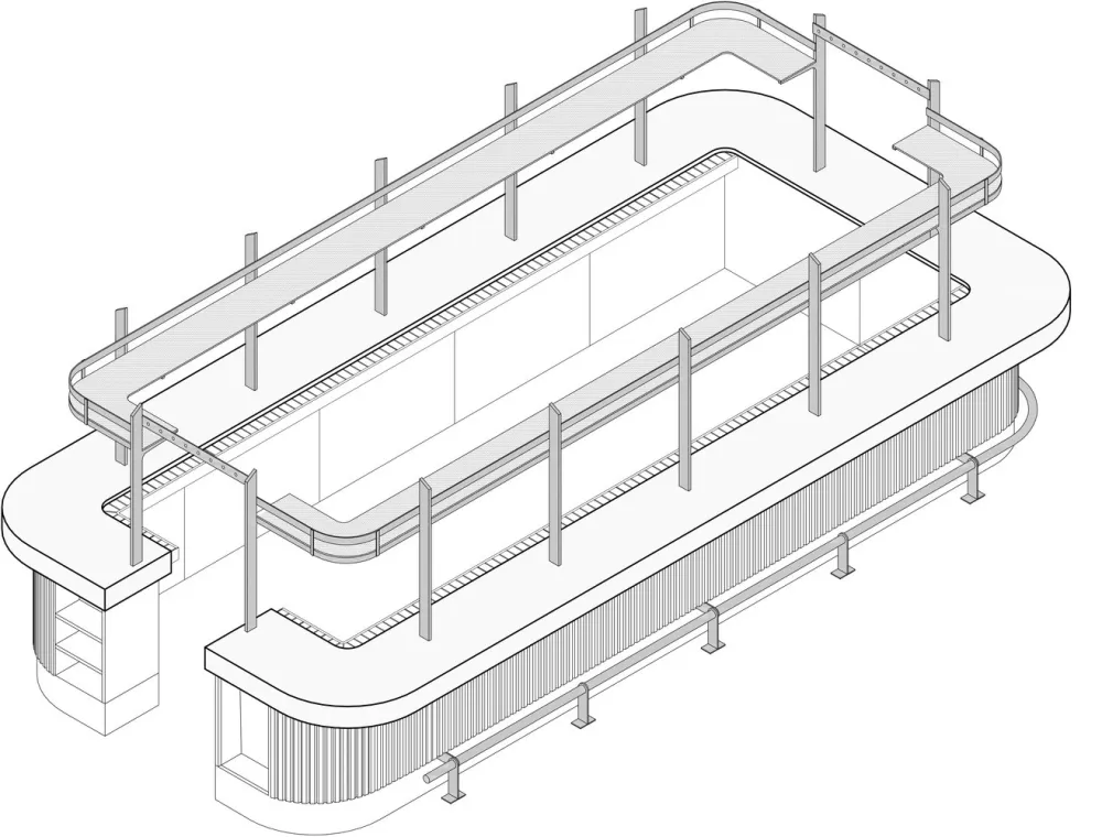 一个源自著名巴塞罗那市场的餐厅概念 | Razavi 首