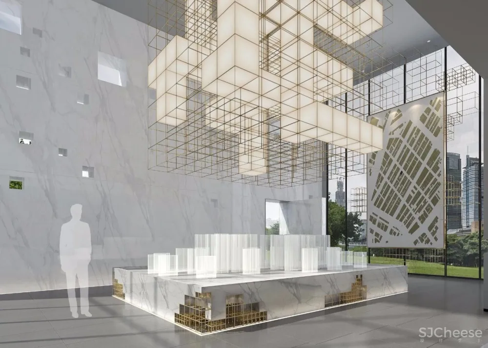 融汇中西的当代美学设计售楼中心设计方案&高清摄影 首