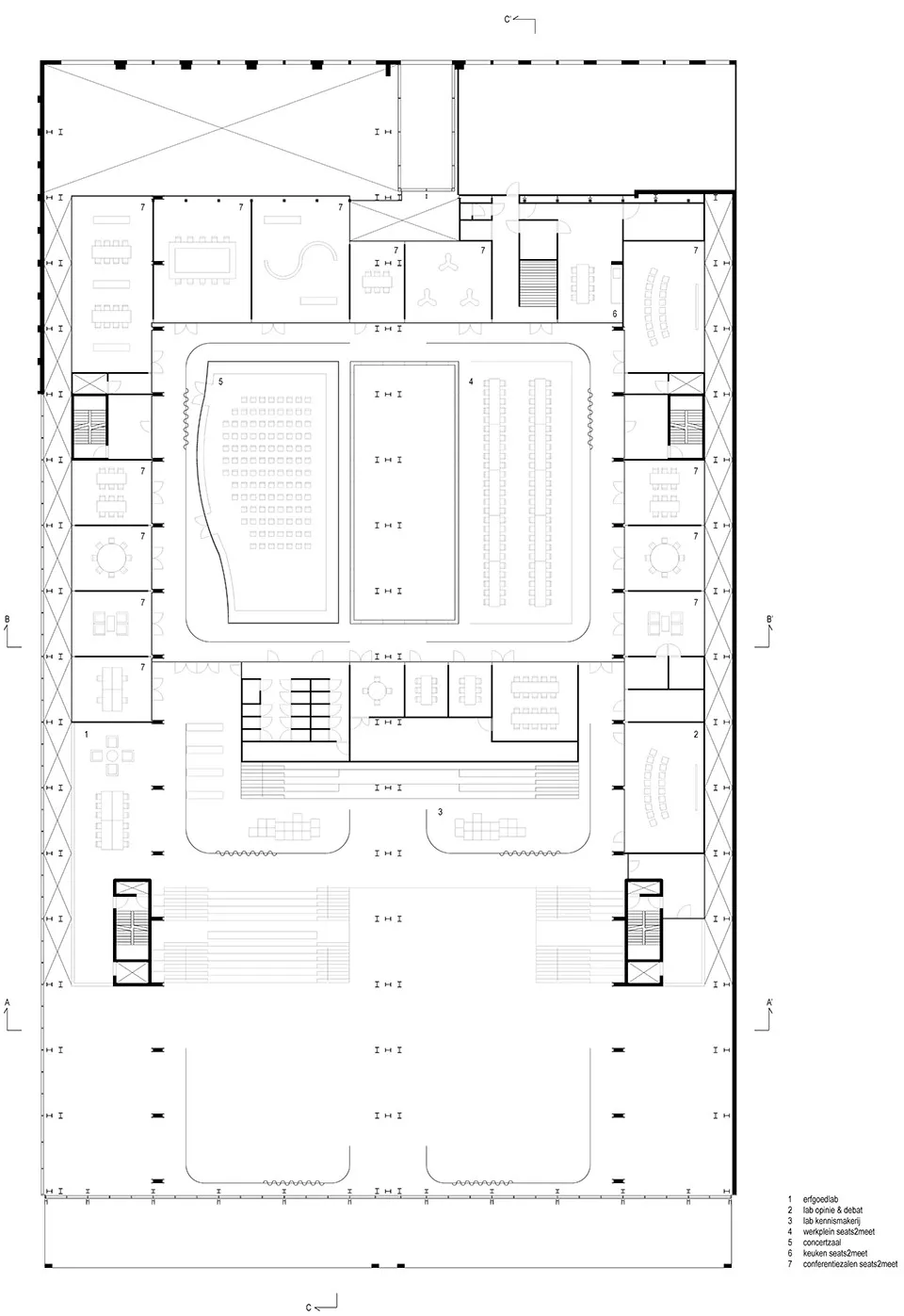 LocHal图书馆建筑设计，荷兰 / Civic Architects