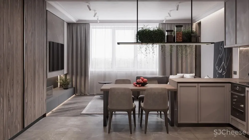 130 ㎡ 的四口之家，感受去繁化简之美！ 首