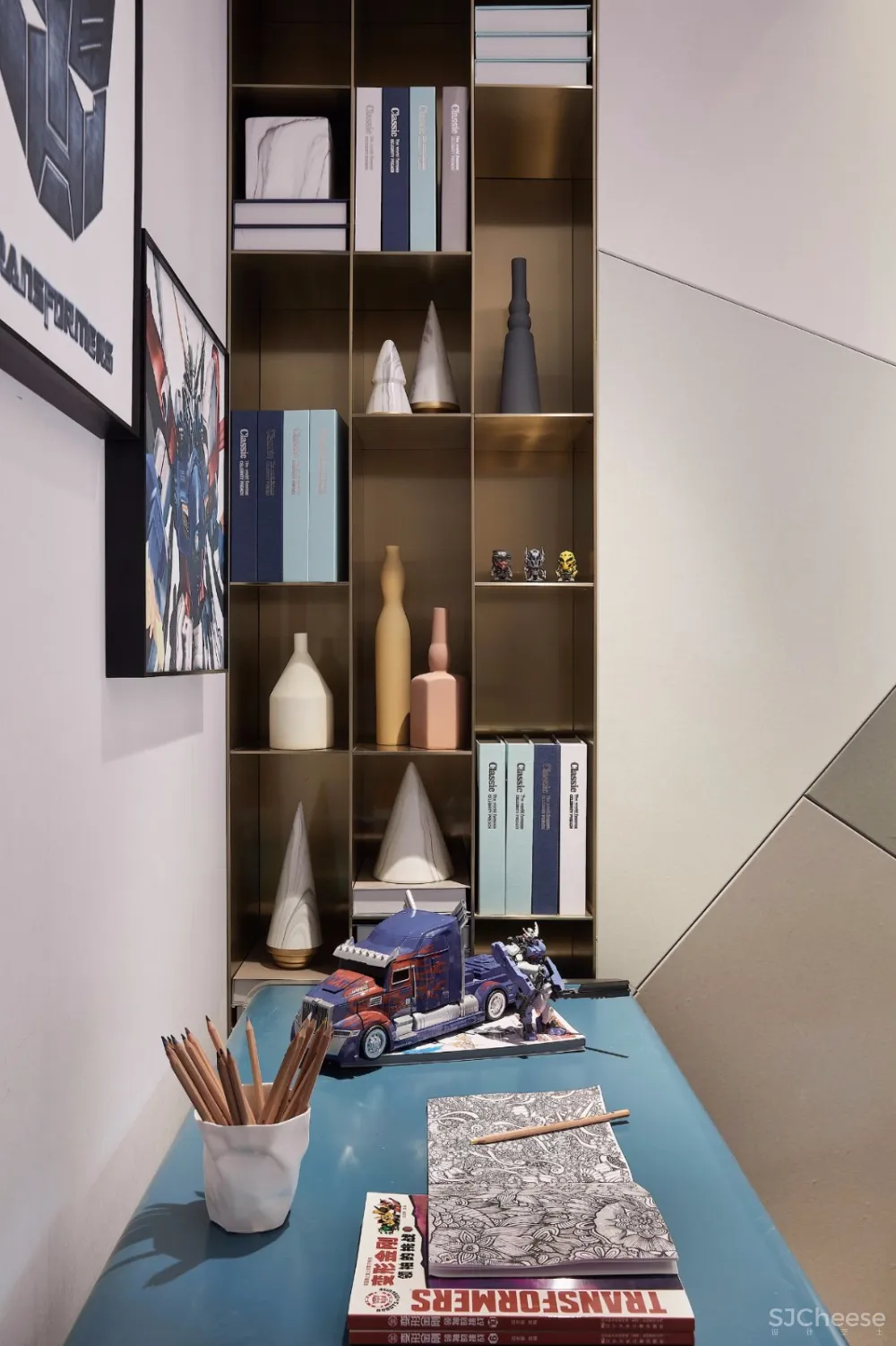 新作 | 上海 300m² 叠墅，海派时尚如何做出先锋格调 首