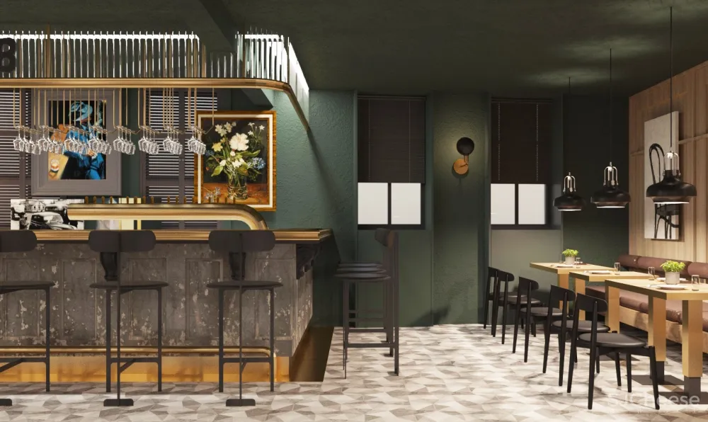 190㎡莫斯科Pub no Pub酒吧&餐厅 | ze workroom