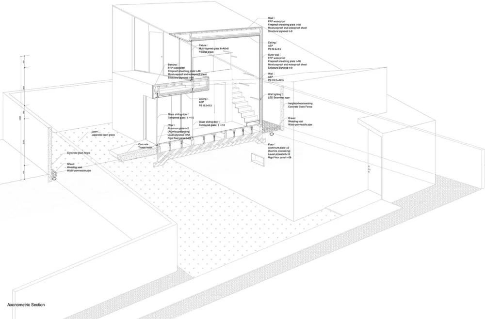 拓扑折叠住宅，日本 / Takashi Yamaguchi & associates 首