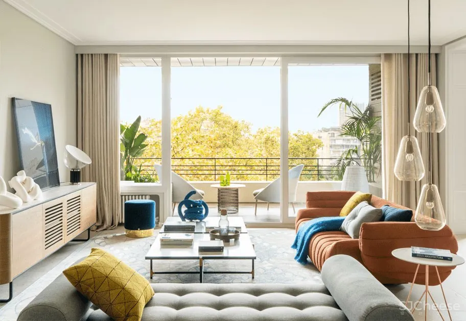 复古与未来，巴塞罗那混搭风时尚公寓