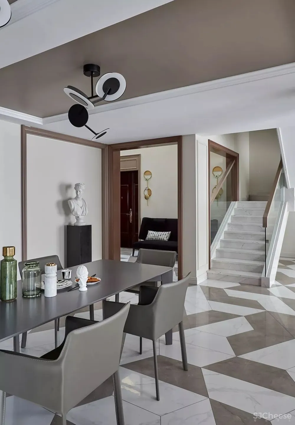 【叶永志新作】360㎡ 现代轻奢文艺家装设计方案 首