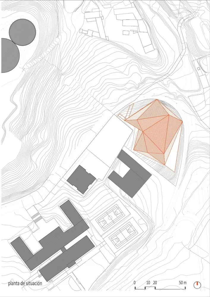 Taller Basico de Arquitectura | 空心岩石的结构建筑 首