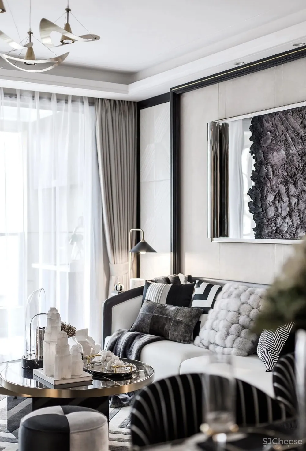 轻奢黑白灰,你绝对会爱上的现代范儿 首