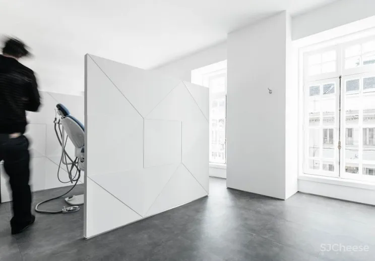 波尔图几何元素牙科诊所 Ren Pepe Arquitetos