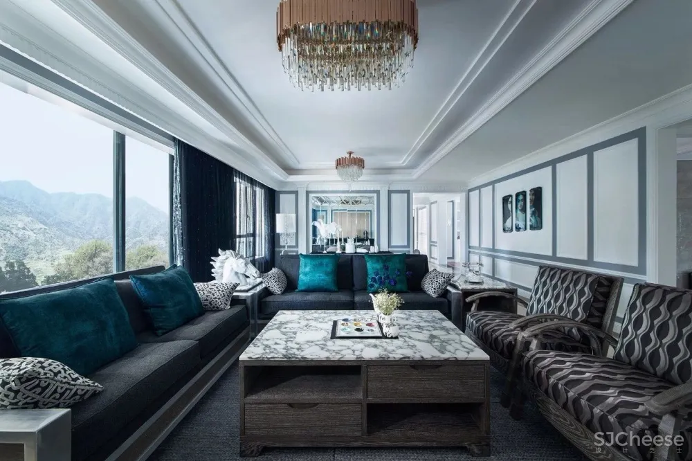 深圳太合南方建筑室内设计事务所 | 新古典主义样板房设计 首