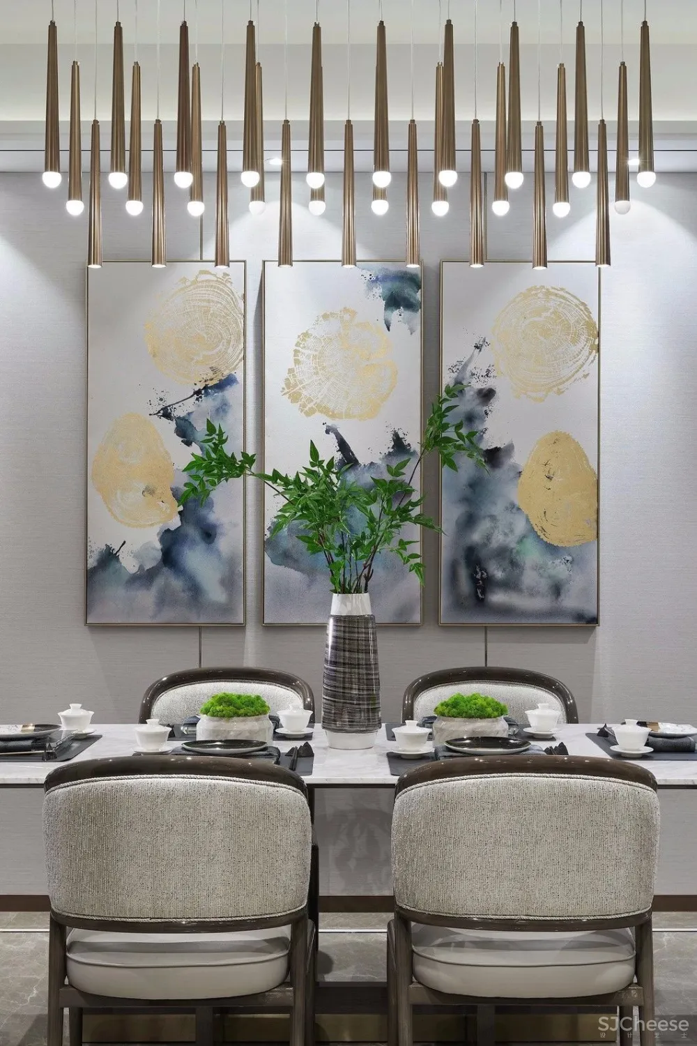 273㎡新中式别墅/竟然可以这么美