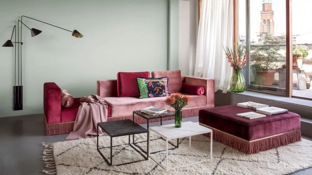 80㎡顶层LOFT，糖果色美出摩登气质