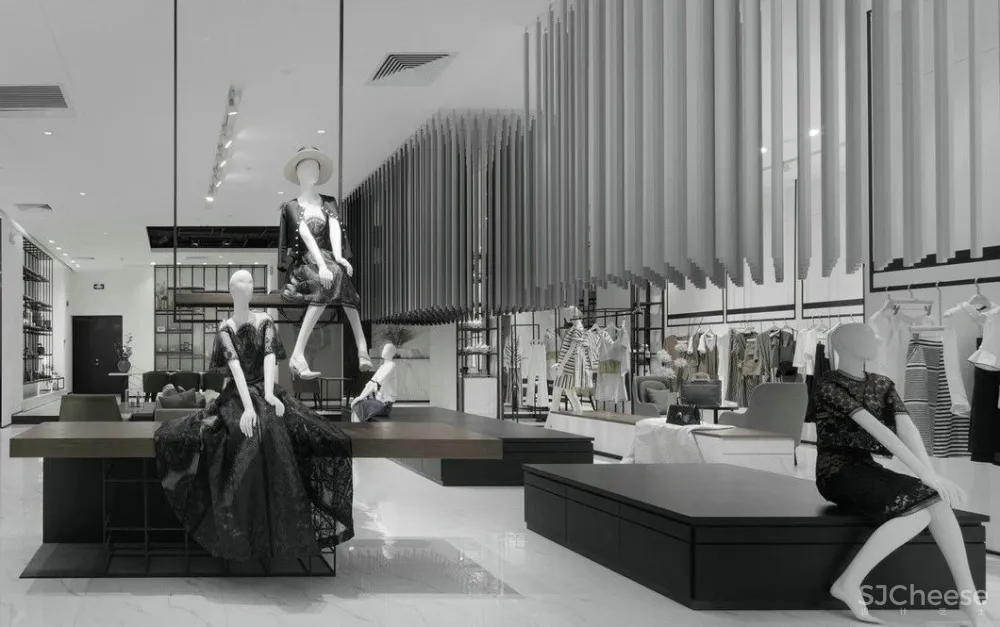 高级灰打造的商业空间,震撼灵魂的美