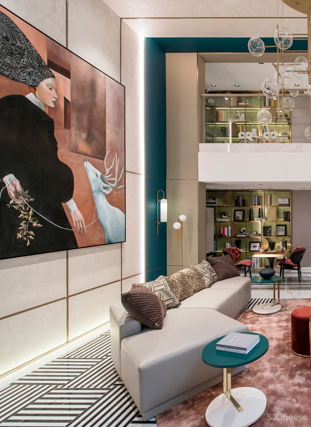 新作 | 上海 300m² 叠墅，海派时尚如何做出先锋格调 首