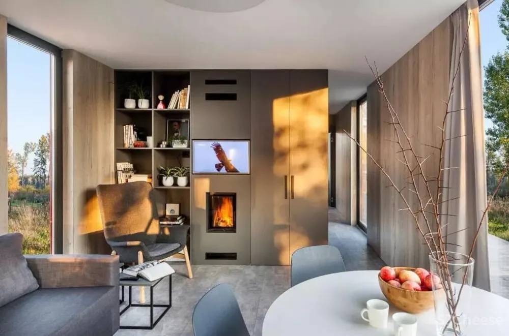 一对夫妇,羡煞旁人的森林住宅