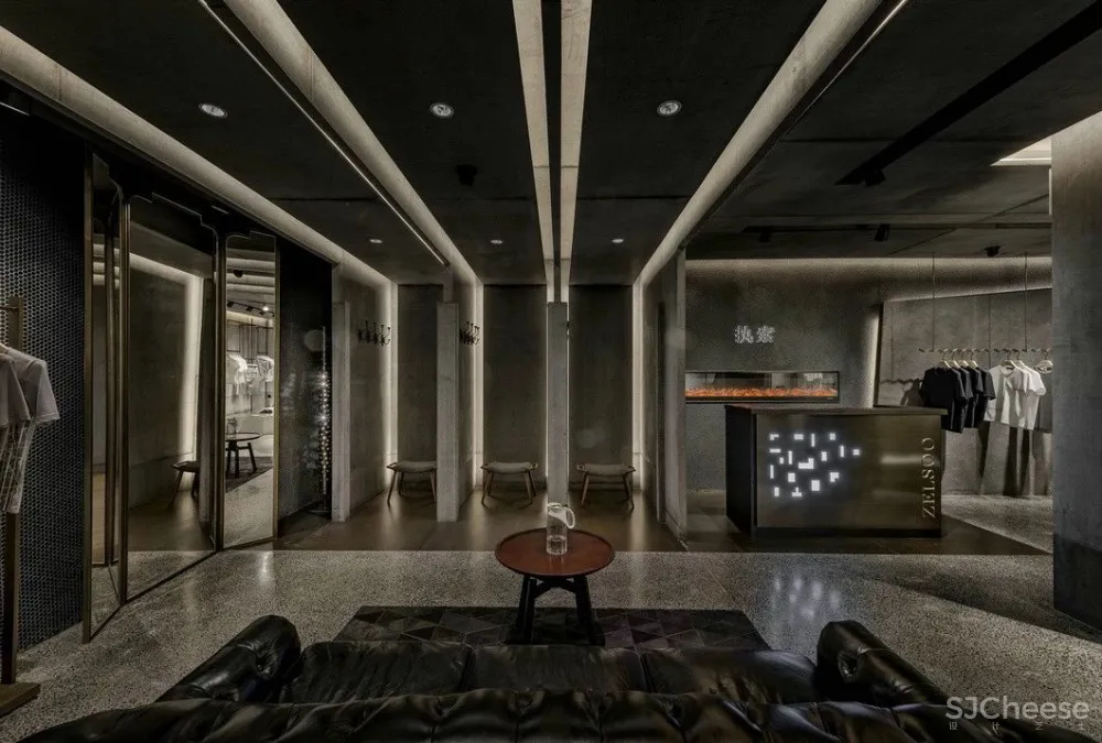 高级灰打造的商业空间,震撼灵魂的美