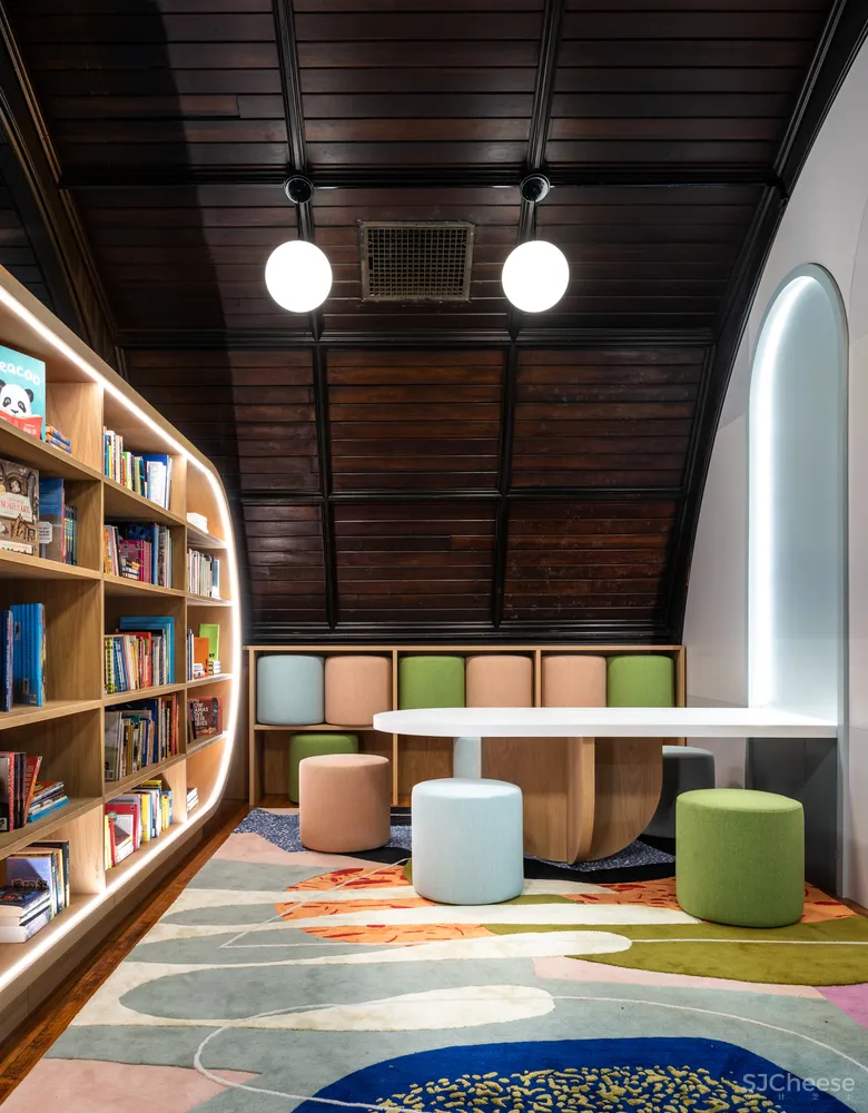 Children’s Library at Concourse House Michael K. Chen Architecture
