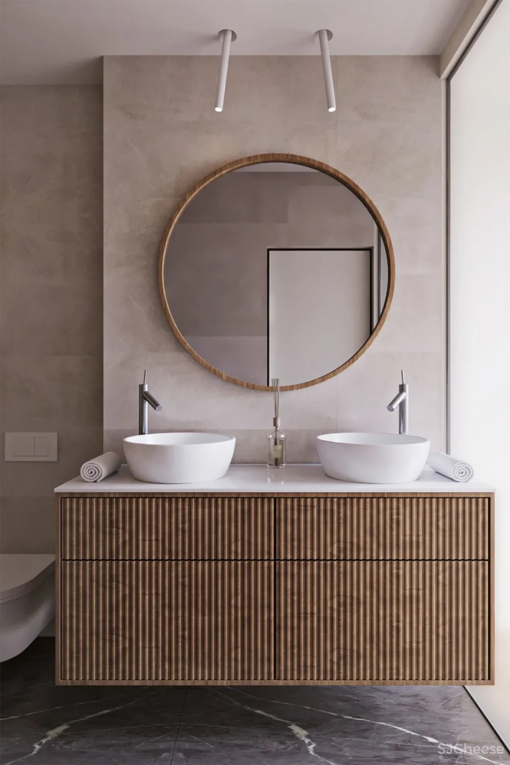 “灰与蓝” 莫斯科54m²小公寓 Tim Gabriel Gabriel