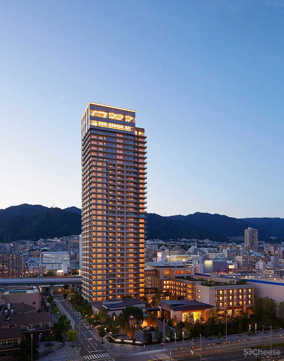 神户太阳城公寓大楼,日本 / Richard Beard Architects 首