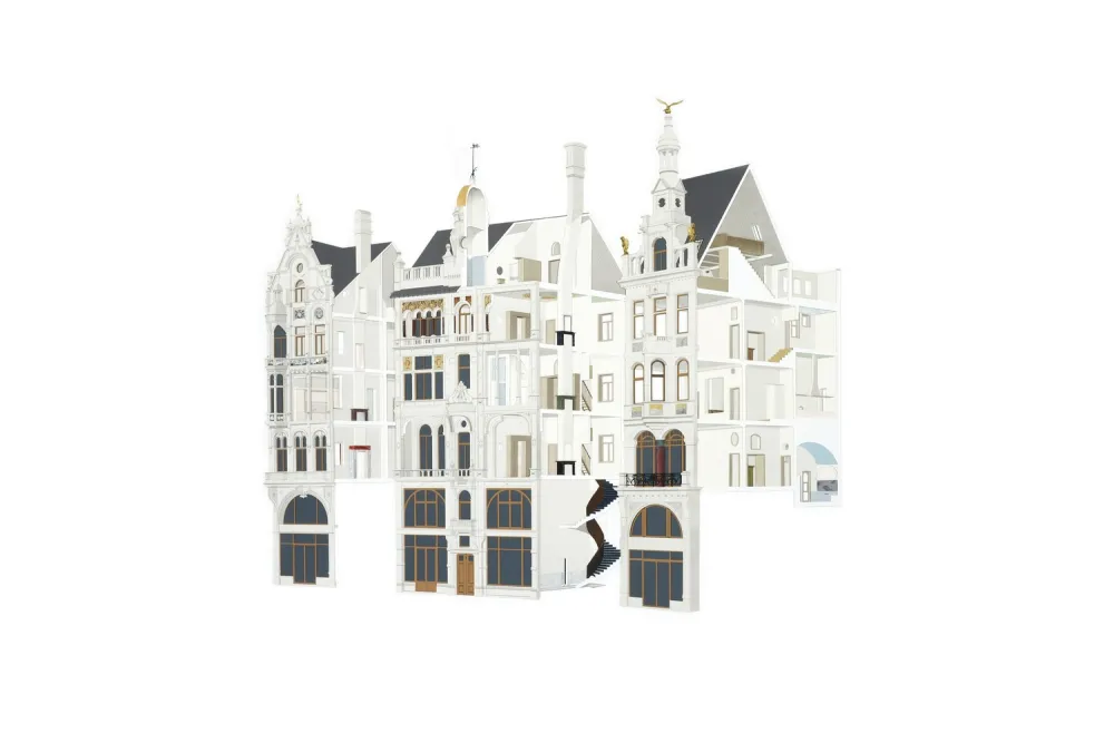 Bovenbouw + Barbara Van Der Wee Architects | 比利时折衷主义住宅翻新 首