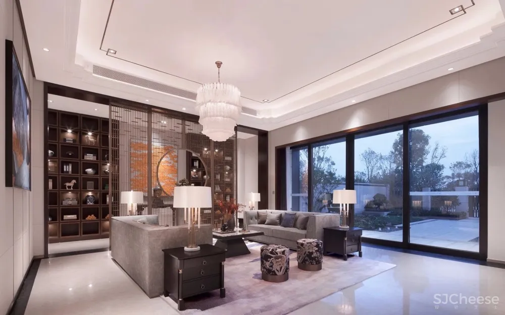 中西圆融，和合相生 | 汕头龙光碧海阳光V1别墅样板间