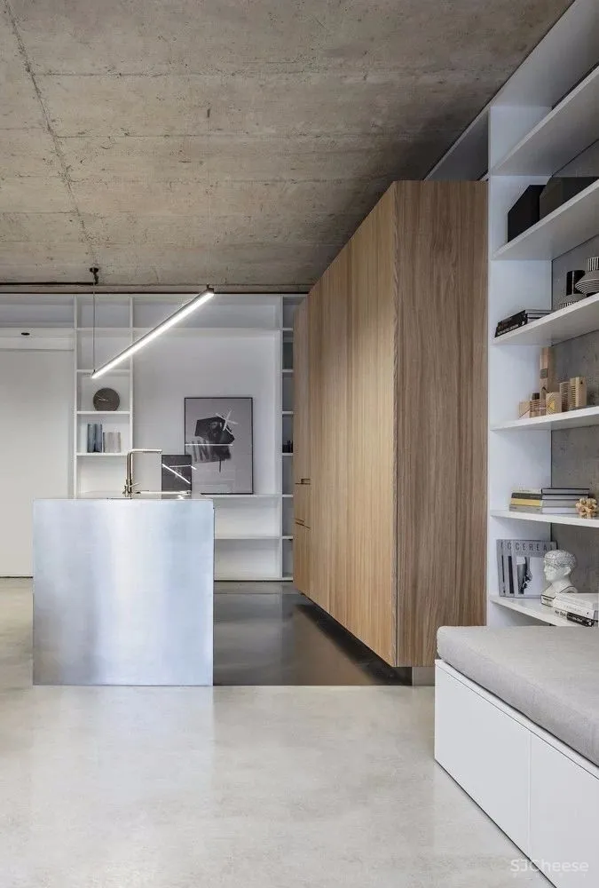 110㎡ 一室两厅，厨房、客厅还能这样设计