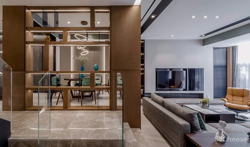 光影·Blues——350㎡南京颐和南园联排别墅