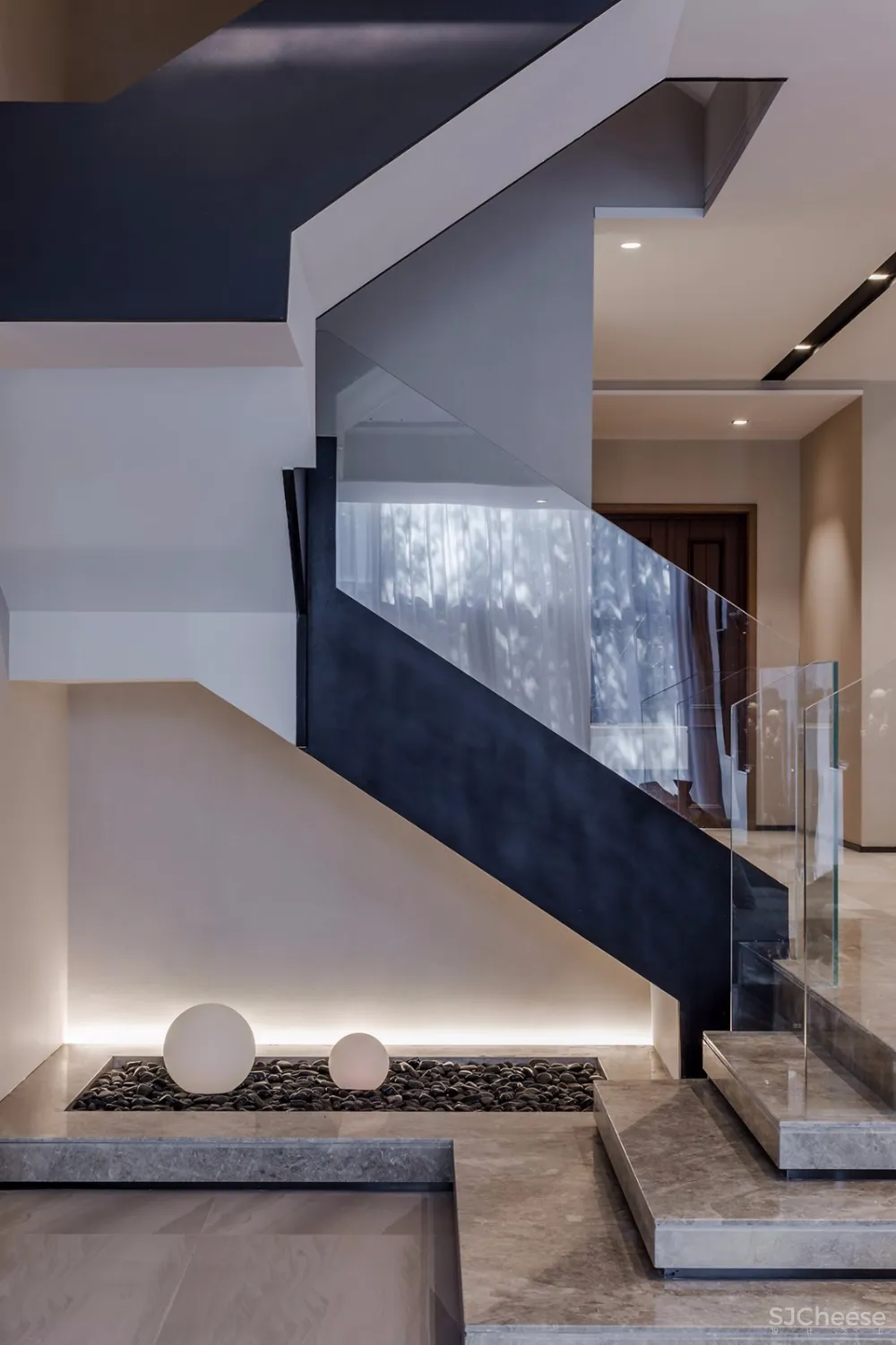 光影·Blues——350㎡南京颐和南园联排别墅