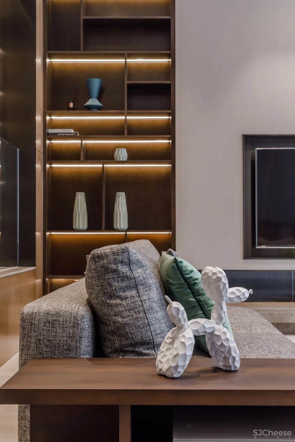 光影·Blues——350㎡南京颐和南园联排别墅