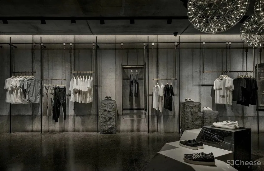 高级灰打造的商业空间,震撼灵魂的美