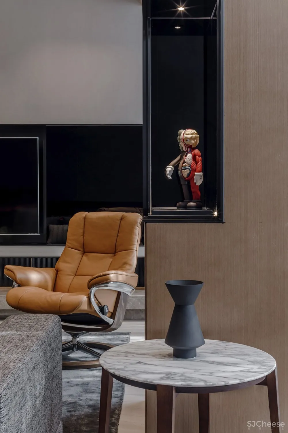 350M²联排别墅具高质感和舒适感的生活空间，体现了一种“平静的奢华”