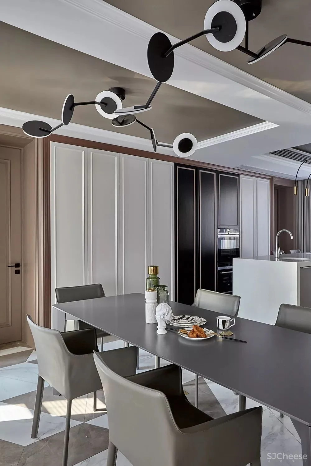 【叶永志新作】360㎡ 现代轻奢文艺家装设计方案 首