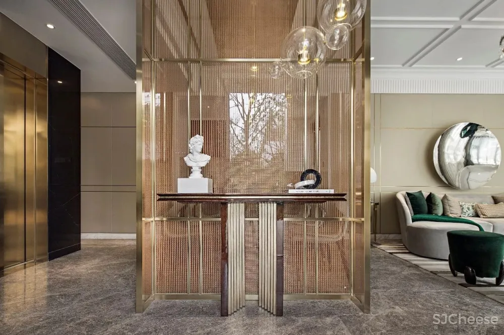 【集艾设计】165㎡英伦名仕品格别墅样板间设计方案 首