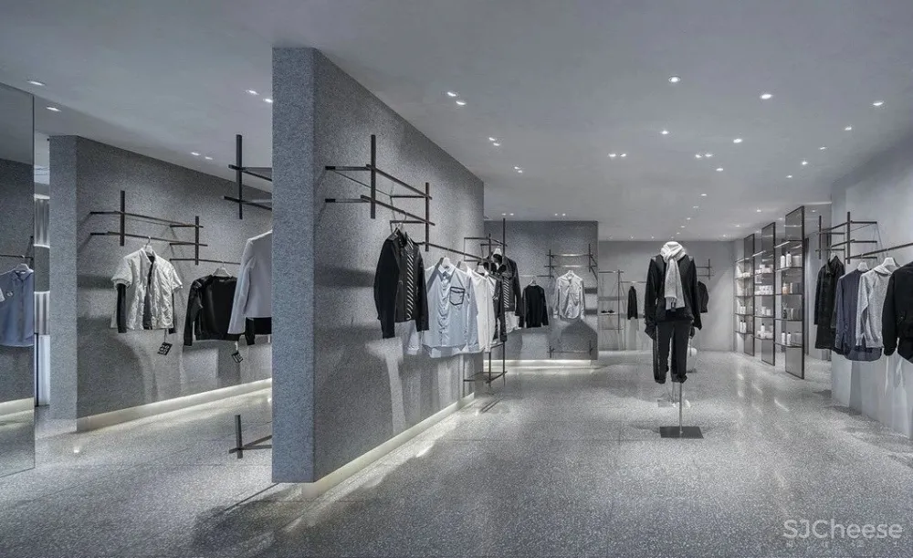 高级灰打造的商业空间,震撼灵魂的美