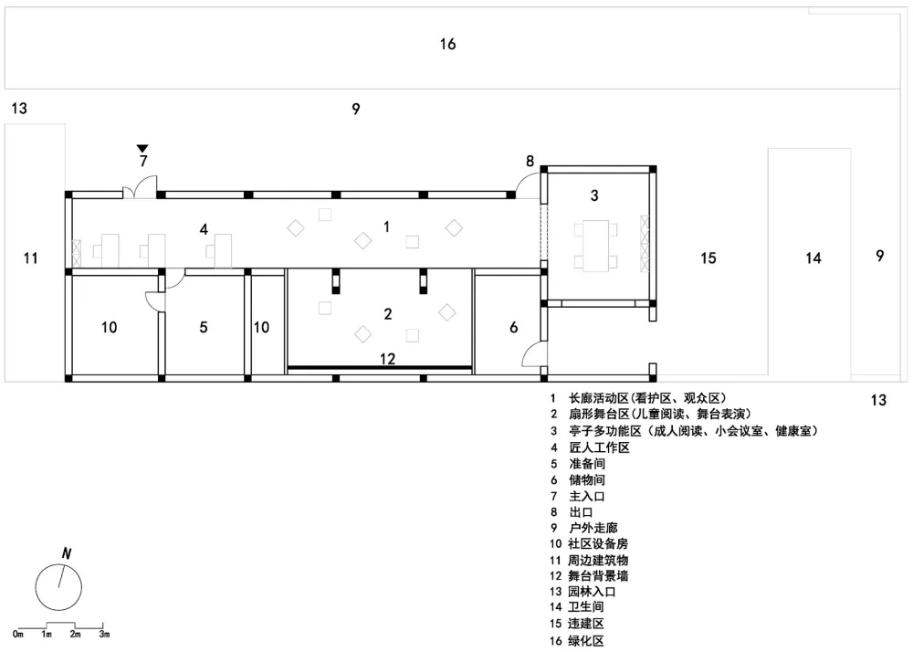 新作 | 阮晓舟设计工作室：“复”园 – 芷江西路社区活动中心改造