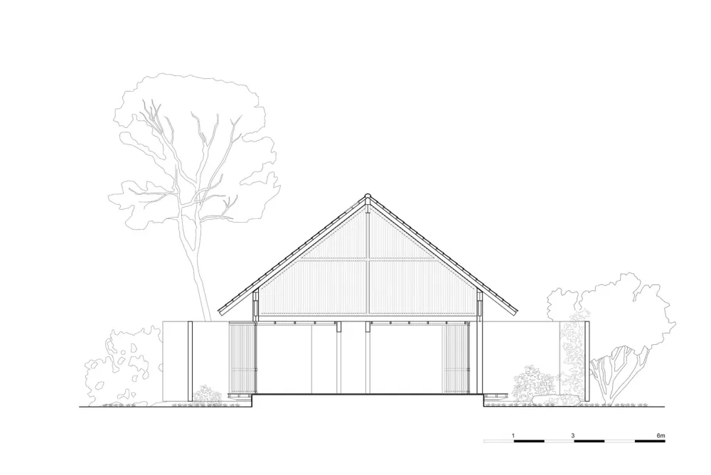 rear studio + AHO design studio | 柬埔寨YT House