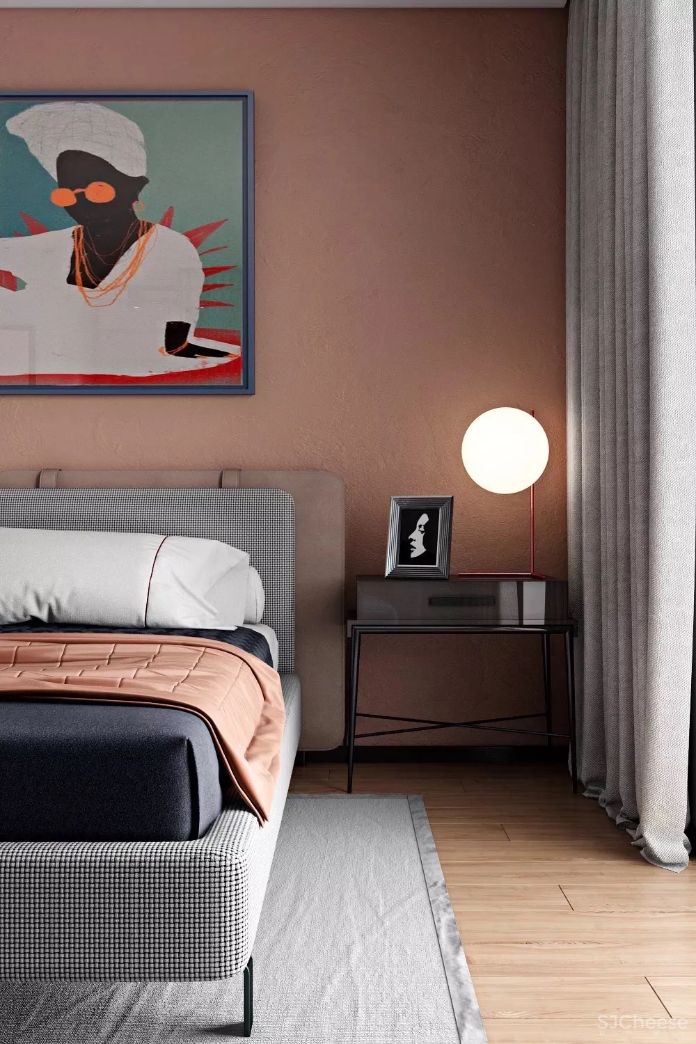 高级灰+红色,彰显个性的豪奢风范!