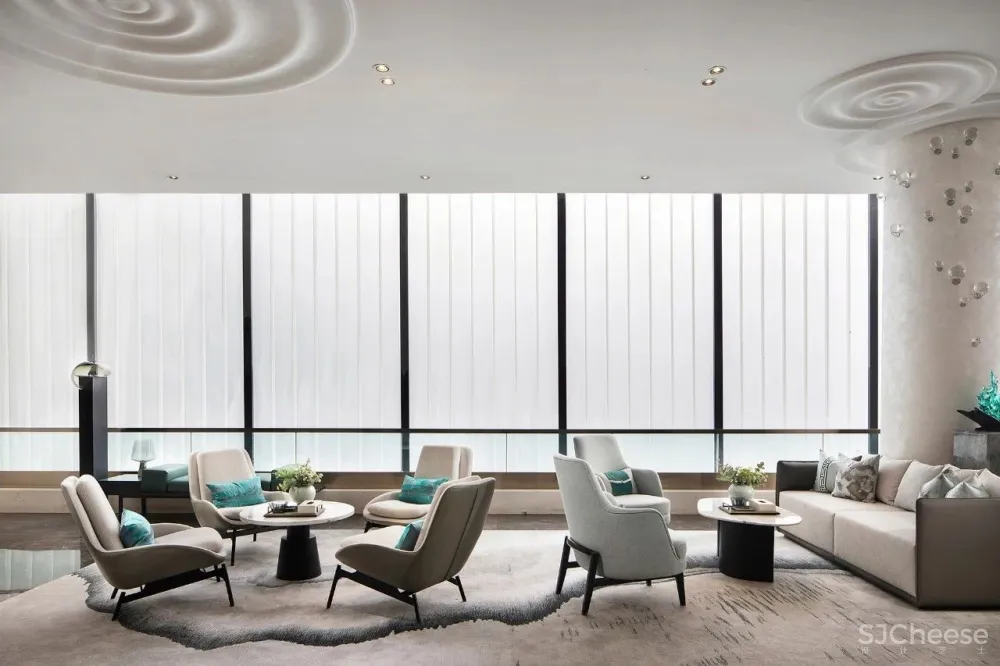 1500㎡朴质清雅的售楼部自然之美!