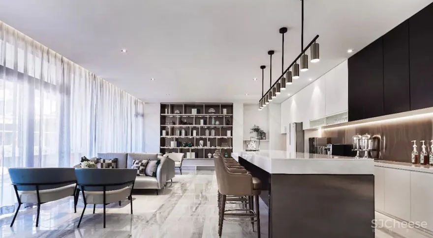 长春云湖府邸售楼处 | 骏地设计