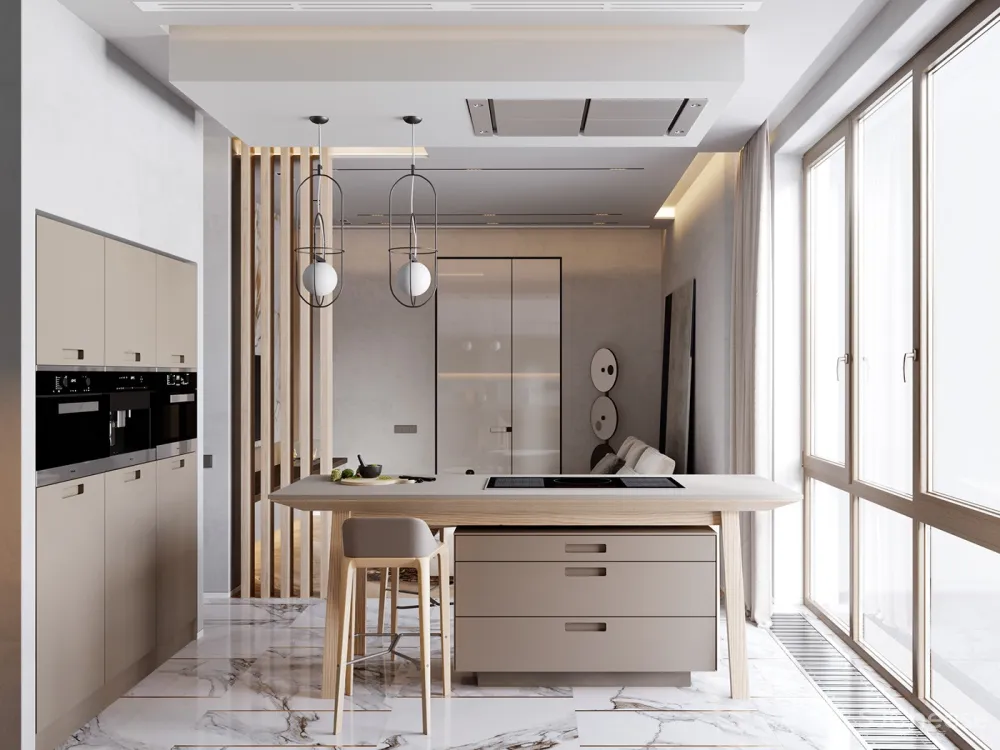 “柔色” 圣彼得堡120m²现代公寓 DE-DE Studio