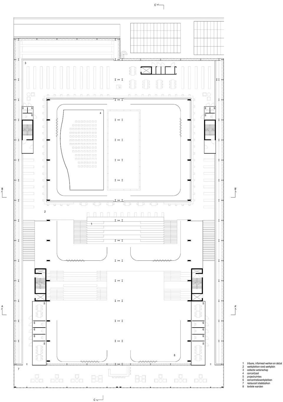 LocHal图书馆建筑设计，荷兰 / Civic Architects
