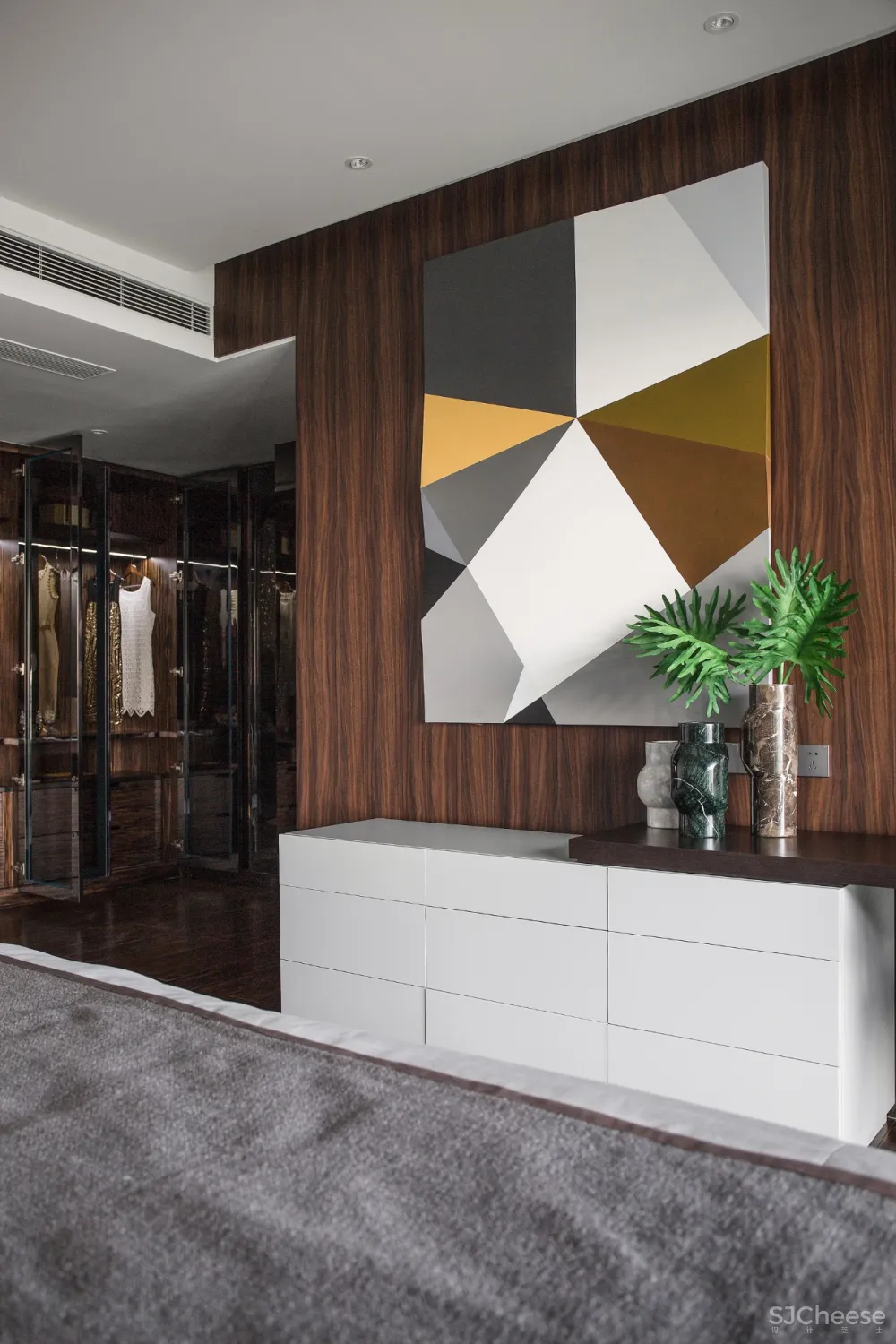 天艺陈设 | 克制的优雅:长沙颐德公馆样板房软装设计系列